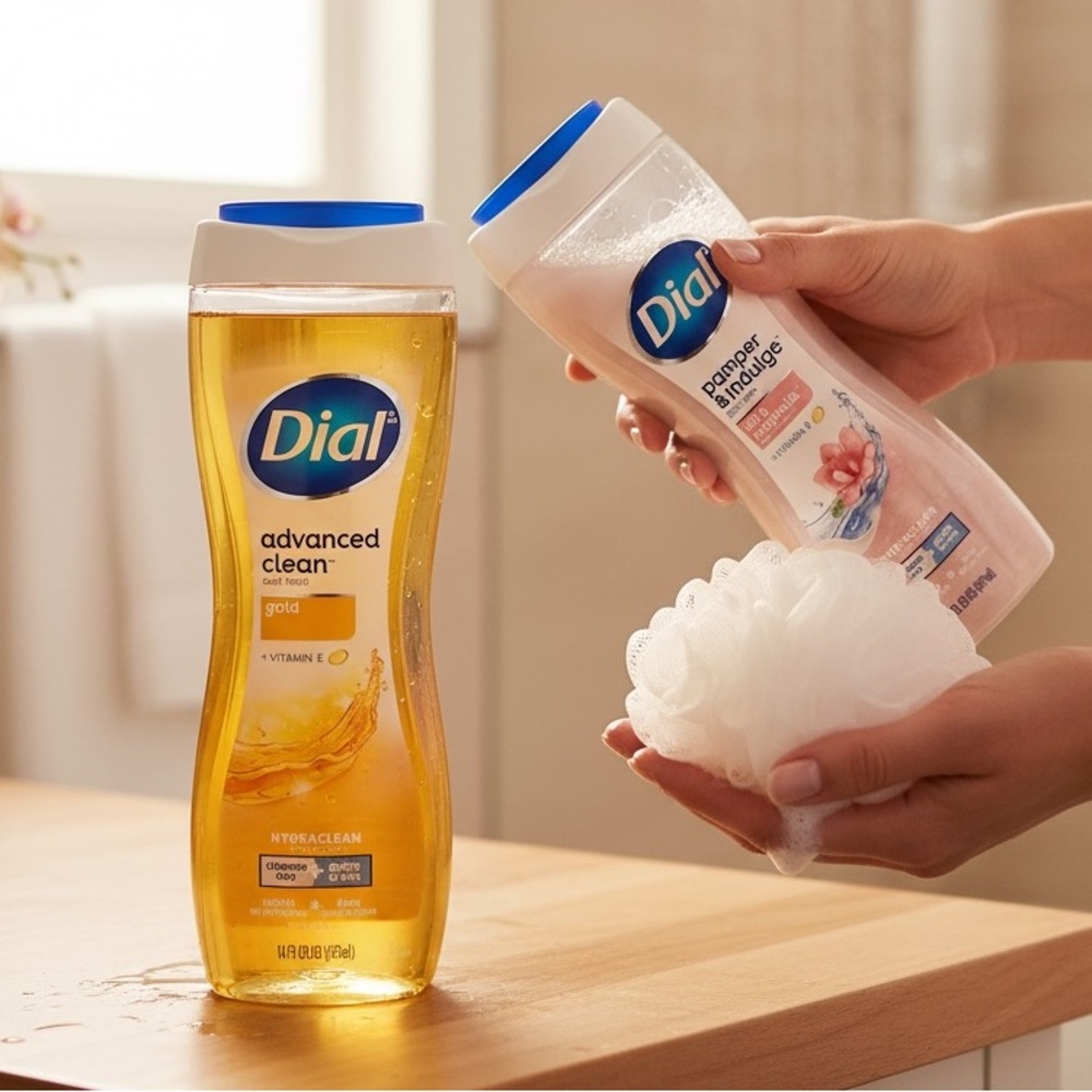 Item #14: Dial Body Wash 16 fl oz (2 Pack ~ Gold and Silk & Magnolia)
